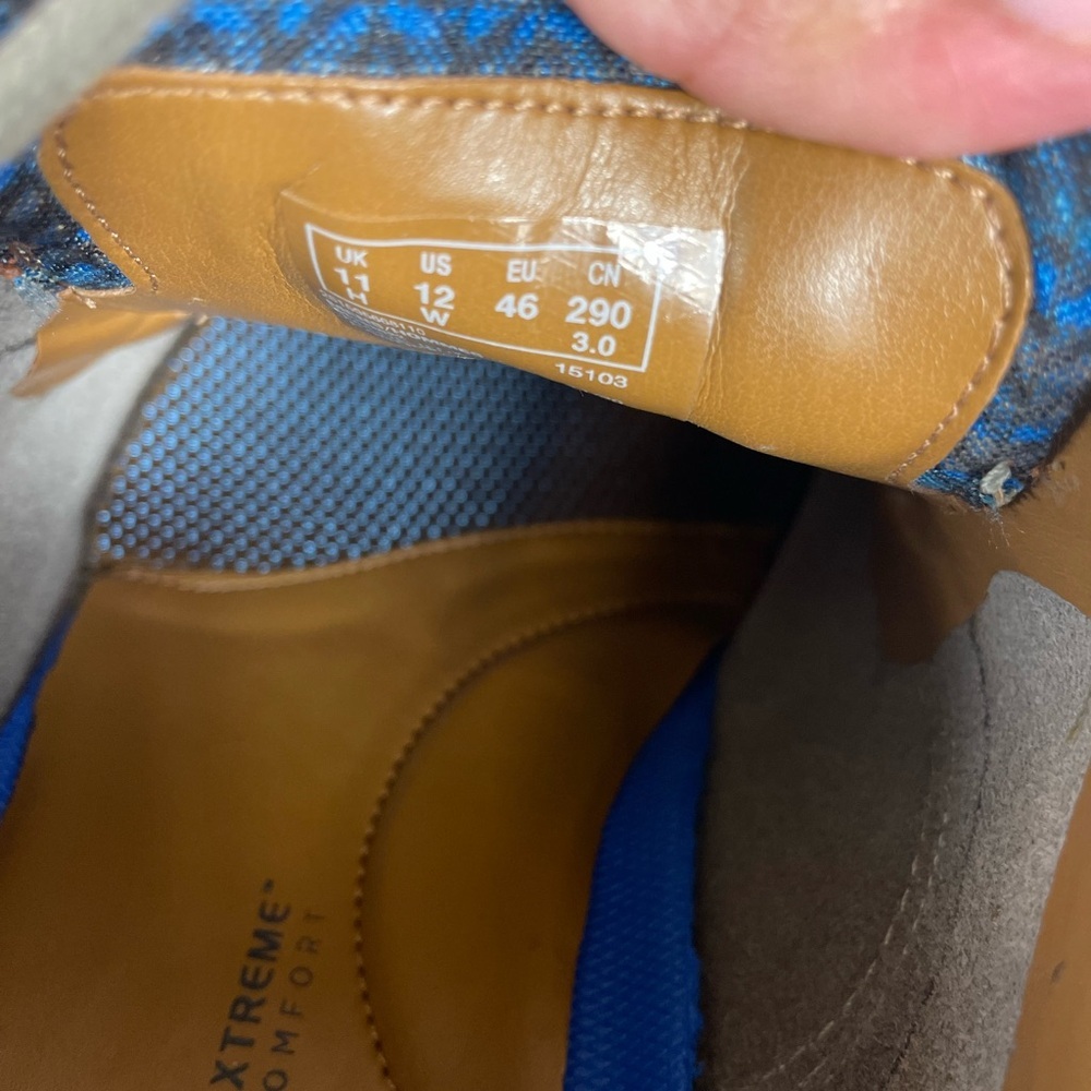 Clarks Collection Men’s Oxford Dress Shoes – Gray Leather, Size 12W (EU 46) - Picture 2 of 6